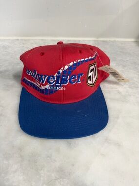 Vintage Budweiser NASCAR Hat